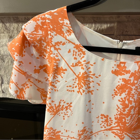 Rachel Zoe size 6 Ines Silk sheath dress with tiered sleeve and skirt - Picture 5 of 15